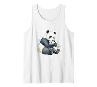 Panda Maman Bébé Mère Enfant Amour Débardeur