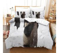 Panda Microfibre Douce Facile D'entretien Housse De Couette De Parure De Convient ¿¿ Toutes Les Personnes Pi¿¿Ces Quilt Cover Fermeture ¿¿ Glissi¿¿Re Double£¿Xcm£©