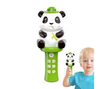 Panda Microphone pour - Machine à Jouets chantants interactifs pour Tout-Petits, Lecteur de Musique Portable léger, Haut-Parleur Portable sans Fil, développement sensoriel éducatif, Coffret