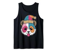 Panda Mignon avec Chapeau coloré Débardeur