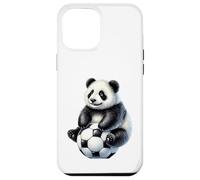 Panda Mignon Joueur de Football Animal Fan Art Coque pour iPhone 12 Pro Max
