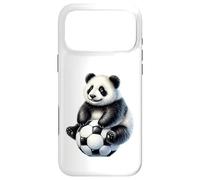 Panda Mignon Joueur de Football Animal Fan Art Coque pour iPhone 17 Pro Max