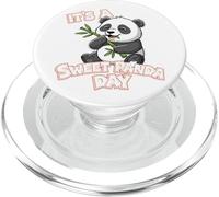 Panda Mignon Mange du Bambou Drôle de Panda Kawaii PopSockets PopGrip pour MagSafe