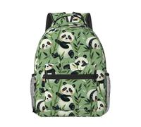 Panda Mignon Pandas Espiègles Mignons Cartables Scolaires Unisexe Sacs D'École Léger Sacs A Dos Pour Quotidienne Camping Pc 29X40Cm