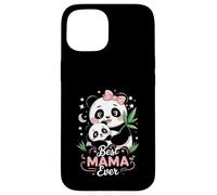 Panda Mom and Cub, Meilleure scène Mignonne de Tous Les Temps Coque pour iPhone 15