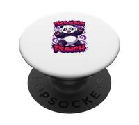 Panda-monium | Conception d'humour de Personnage de Panda PopSockets PopGrip Adhésif