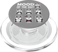 Panda Mood of the Day Funny Weekday Emotion Kawaii Cute PopSockets PopGrip pour MagSafe