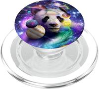 Panda of The Cosmos, Visage de Pandas de la Galaxie Spatiale PopSockets PopGrip pour MagSafe