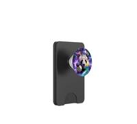 Panda of The Cosmos, Visage de Pandas de la Galaxie Spatiale PopSockets PopWallet pour MagSafe