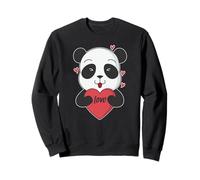 Panda Ours avec Un cœur Sweatshirt