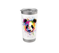 Panda Ours Grand Pandas Géant Amour Doux Panda Gobelet isotherme en acier inoxydable double paroi