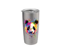 Panda Ours Grand Pandas Géant Amour Doux Panda Gobelet isotherme en acier inoxydable double paroi