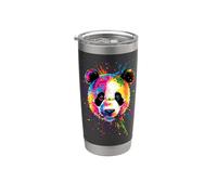 Panda Ours Grand Pandas Géant Amour Doux Panda Gobelet isotherme en acier inoxydable double paroi