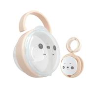 Panda Pacifier Holder Set, Dustproof Pacifier Case Chain Box, Portable Soother Storage Clip Use, Travel Outdoor Care Accessory, Boys Girls Infant Hygiene Organizer Carry Kit