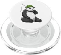 Panda Pêcheur Canne à pêche Pêche PopSockets PopGrip pour MagSafe