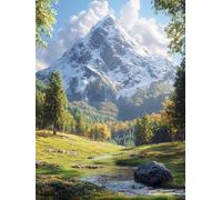 Panda Peinture Diamant Painting Kit, 5D Fleur Diamond Painting Adulte, DIY Peinture Diamant Canevas Kit Complet Adulte, Diamond Art Point de Croix Enfant, Murale Décor, Cadeau 130x100cm, Model 207