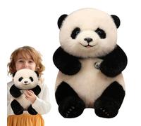 Panda Peluche, Panda Farce | Peluche Panda Dessin Animé | Peluche Animal Panda Ours Jouets Oreiller Décor Esthétique Chambre Pour Les Petits Garçons Filles Dormant