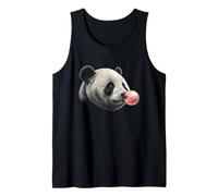 Panda Pink Bubble Gum Mignon Panda Lover Graphic pour Femmes Débardeur
