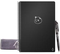 Panda Planner ¿ Agenda Scolaire Journalier Réutilisable Avec 1 Stylo Pilot Frixion Et 1 Chiffon En Microfibre Inclus ¿ Couverture Noire, Format A5