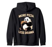 Panda : Plus de Pizza, Moins de Drame, Une Pizza drôle Sweat à Capuche