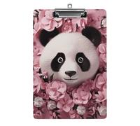 Panda Porte-bloc pour bureau, maison, porte-bloc en acrylique A4 avec trous de suspension en acier inoxydable, porte-bloc durable pour notes, examens, partitions de musique 31,8 x 21,6 cm