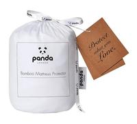 Panda Protège-matelas en bambou - EU King - Imperméable et hypoallergénique - Ajustement extra profond 32 cm