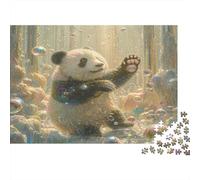 Panda Puzzle 1000 Pièces Cadeau Unique Bubble de rêve Défi Jouet À De Qualité Supérieure Peinture Art pour Adultes Et Enfants 1000pcs (75x50cm)