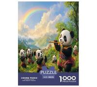 Panda Puzzle 1000 Pièces Educa Jouet en Bois Jeu D'Intelligence DécoRation Intérieure Jeu Éduchatif Challenge Toy Adultes Et Enfants À Partir De 14 Ans 38x26cm/1000pcs