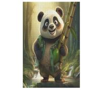 Panda - Puzzle en Bois Adulte 1000 P - Challenge Puzzles - Adultes Et Enfants À Partir De 12 Ans （78×53cm）