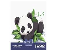 Panda Puzzles 1000 Pieces Cadeau Unique Jeu Éduchatif Défi Jouet À De Qualité Supérieure Peinture Art pour Adultes Et Enfants À Partir De 12 Ans 38x26cm/1000pcs