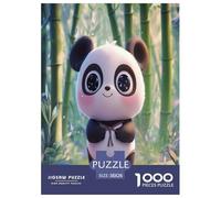Panda Puzzles 1000 Pièces Cadeau Unique Jeu Éduchatif Défi Jouet À De Qualité Supérieure Peinture Art pour Adultes Et Enfants À Partir De 14 Ans 38x26cm/1000pcs