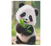 Panda Puzzles Adulte 1000 Pieces Cadeau Famille Puzzle Classique 3D EnfantsJouet en Bois Cadeau Unique 78×53cm