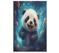 Panda Puzzles De 1000 Pièces, Puzzle pour Adultes en Bois, Jeu D'adresse Toute La Famille, （78×53cm）