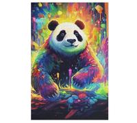 Panda Puzzles en Bois 1000 Pièces Adultes, Poster Jigsaw Puzzle, Design Unique Jouet ÉduChatif pour Adolescents Et EnfFourmis 78×53cm