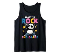 Panda Rock 2e année garçons Filles Enfants drôle 2e année Débardeur