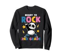 Panda Rock 2e année garçons Filles Enfants drôle 2e année Sweatshirt
