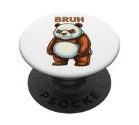 Panda Ronchon Bruh Humour Meme Sarcastique PopSockets PopGrip Adhésif