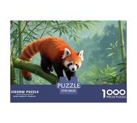 Panda Rouge 1000 Pieces Jigsaw Puzzles for Adults Educhational Games Stress Relieving Entertainment Exercise The Memory of The Brain for Adults Gifts 38x26cm/1000pcs