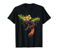Panda Rouge avec écouteurs T-Shirt