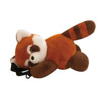 Panda rouge en peluche, sac à bandoulière en fourrure, sac à dos panda rouge, sac à bandoulière mignon, sac à dos pour amoureux des animaux, sac à bandoulière pour voyage, sac à bandoulière en peluche