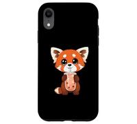 Panda Rouge Mignon Aime Le thé à Bulles Coque pour iPhone XR