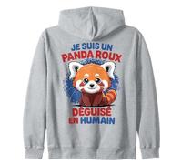 Panda Roux Déguisé en Humain Humour pour Fille Garçon Femme Sweat à Capuche