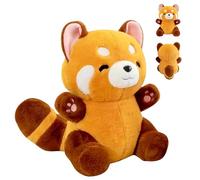 Panda Roux en Peluche, 23cm Peluche Panda Roux, Peluche Panda, Panda Roux, Red Panda Plush, Panda Peluche, Peluche Panda Rouge, Panda Roux en Peluche Poupée, Poupée Panda Plushie Toy Coussin Cadeau