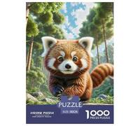 Panda Roux Puzzles 1000 Pièces pour Adultes sur Le Thème De De Qualité Supérieure Jeu Éducatif Parfait pour Les Amateurs 38x26cm/1000pcs