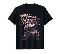 Panda Samourai Animal Japonais Motif Graphique T-Shirt