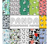 Panda Scrapbook Paper: 36 Double Sided Sheets For Scrapbooking, Mixed Media Art, Junk Journals, Crafting projects, Origami, and More | Premium Color