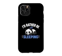 Panda Sleep Funny Nap Humor Lazy I'd Rather Be Sleeping Coque pour iPhone 11 Pro