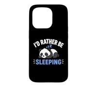 Panda Sleep Funny Nap Humor Lazy I'd Rather Be Sleeping Coque pour iPhone 15 Pro