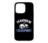 Panda Sleep Funny Nap Humor Lazy I'd Rather Be Sleeping Coque pour iPhone 15 Pro Max