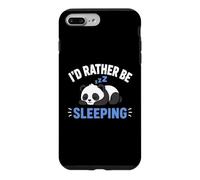 Panda Sleep Funny Nap Humor Lazy I'd Rather Be Sleeping Coque pour iPhone 7 Plus/8 Plus